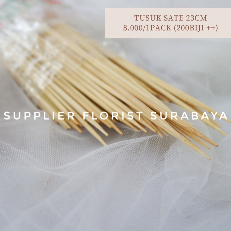 [ISI 150 BIJI ++] TUSUK SATE / BATANG SATE / LIDI / TUSUK LIDI / TUSUK BAMBU / KAYU BAMBU / TANGKAI 