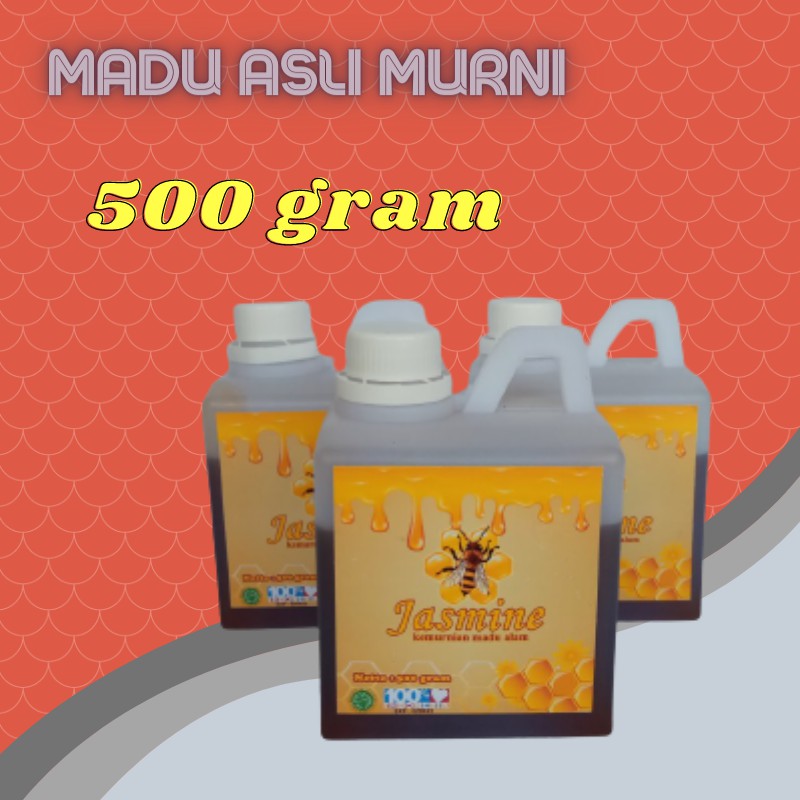 

MADU ASLI JASMINE HUTAN MADU MURNI MADU ASLI HONEY ORIGINAL 500 GRAM