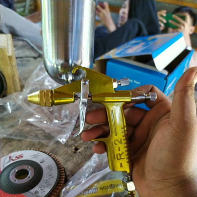 R2 R 2 Spray Gun Semprotan Angin Shogun Tabung Atas R2 R 2 R-2 Shogun