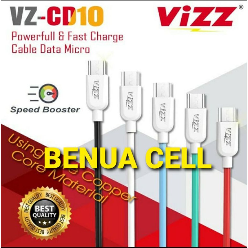 KABEL DATA VIZZ VZ-CD1O MICRO ANDROID - VIZZ VZ-CD10 MICRO