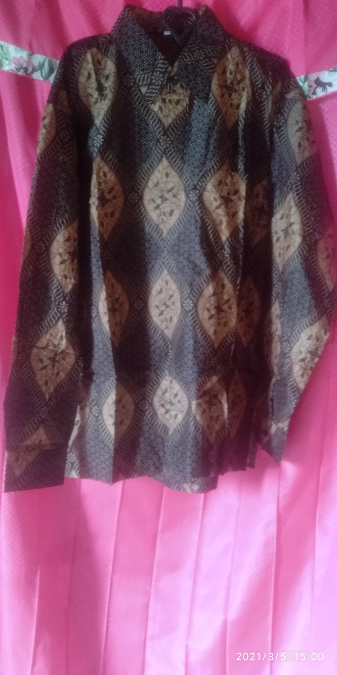 Gamis Batik Jazzy Motif Tenun Songket Tribal Big Size Jumbo Xxl Ld 110 Kerja Kantor Batik Murah