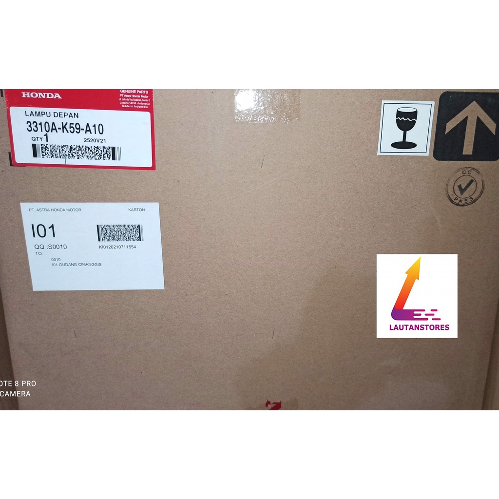 3310A-K59-A10 Reflektor Lampu Depan Vario 125 150 LED 2015 - 2017