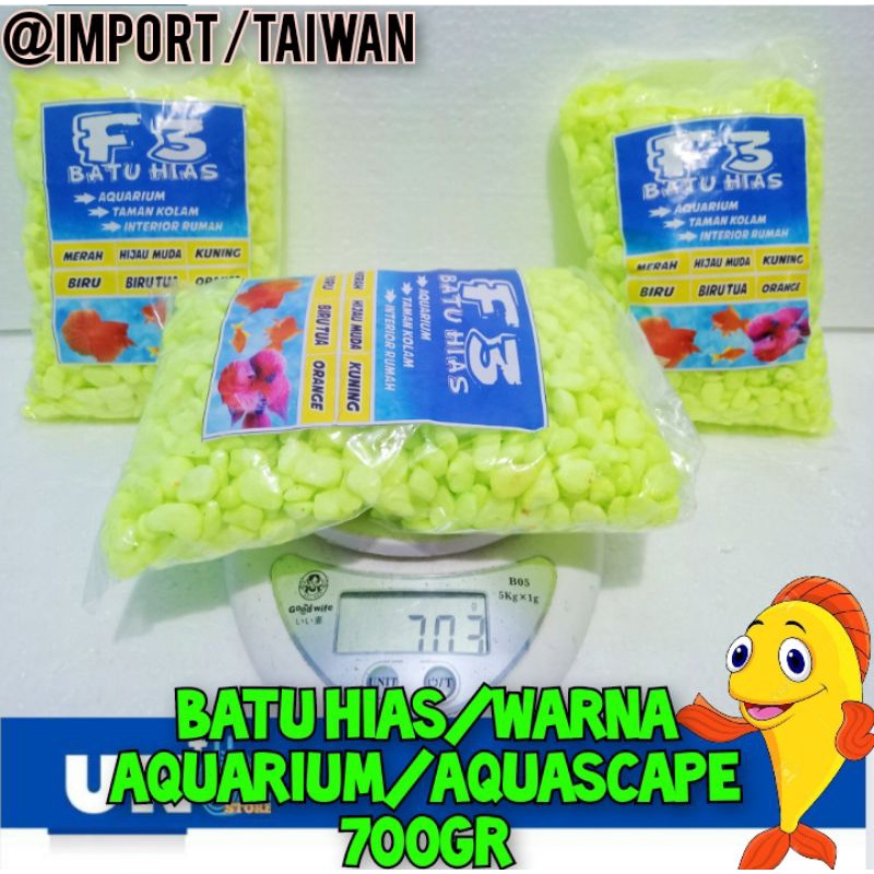 BATU HIAS/WARNA AQUARIUM REPACK 700gr IMPORT TAIWAN