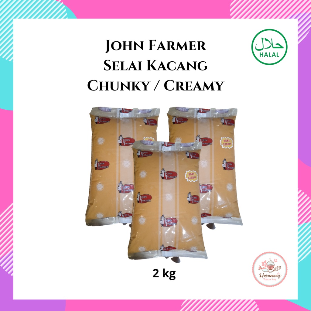 

Selai Kacang John Farmer Creamy Chunky 2kg