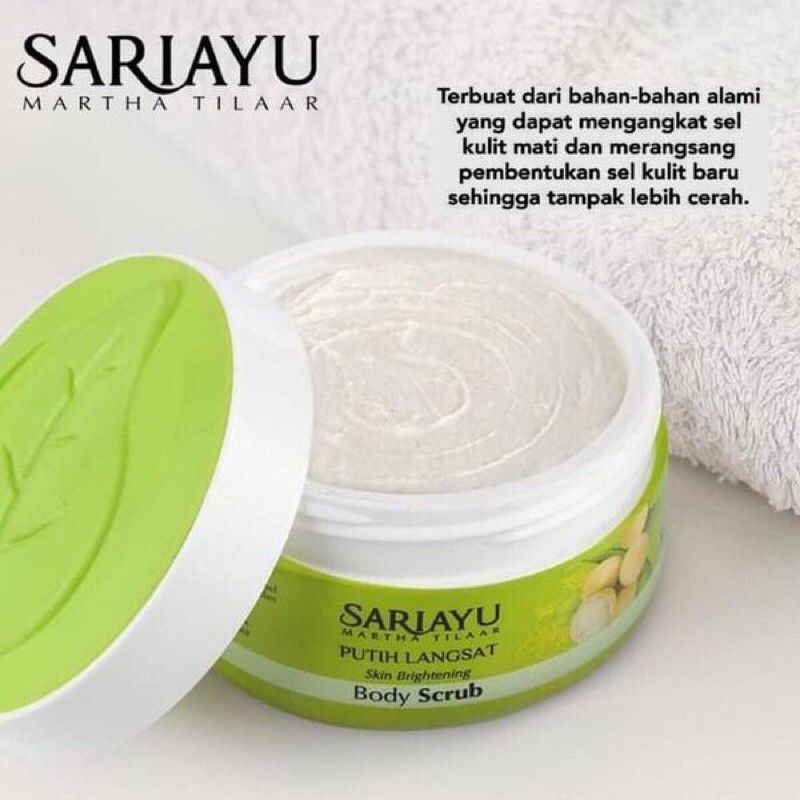 SARIAYU PUTIH LANGSAT BODY SCRUB 175 gr