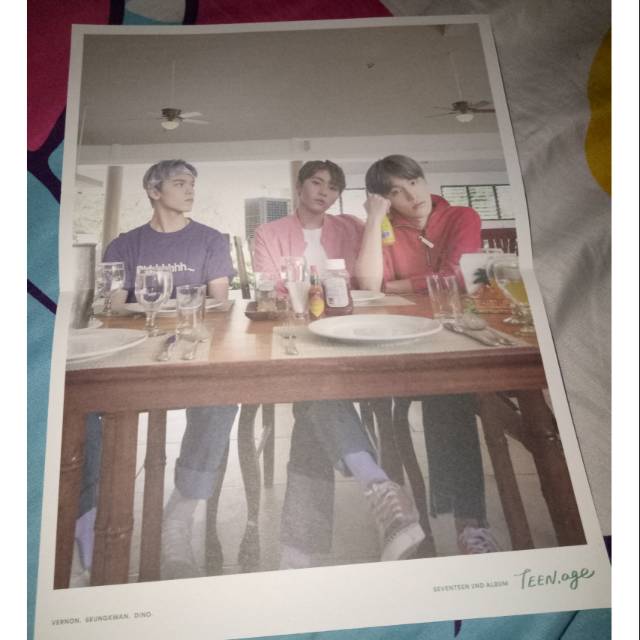 SVT TEEN AGE Mini Poster (Seungkwan,Vernon,Dino)