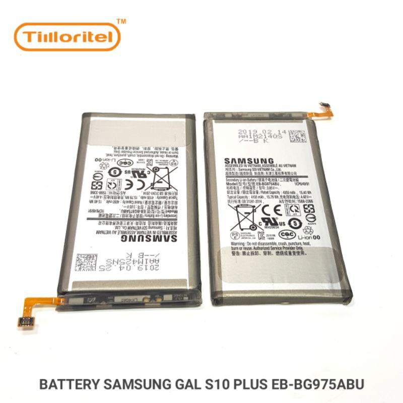 BATTERY SAMSUNG GAL S10 PLUS EB-