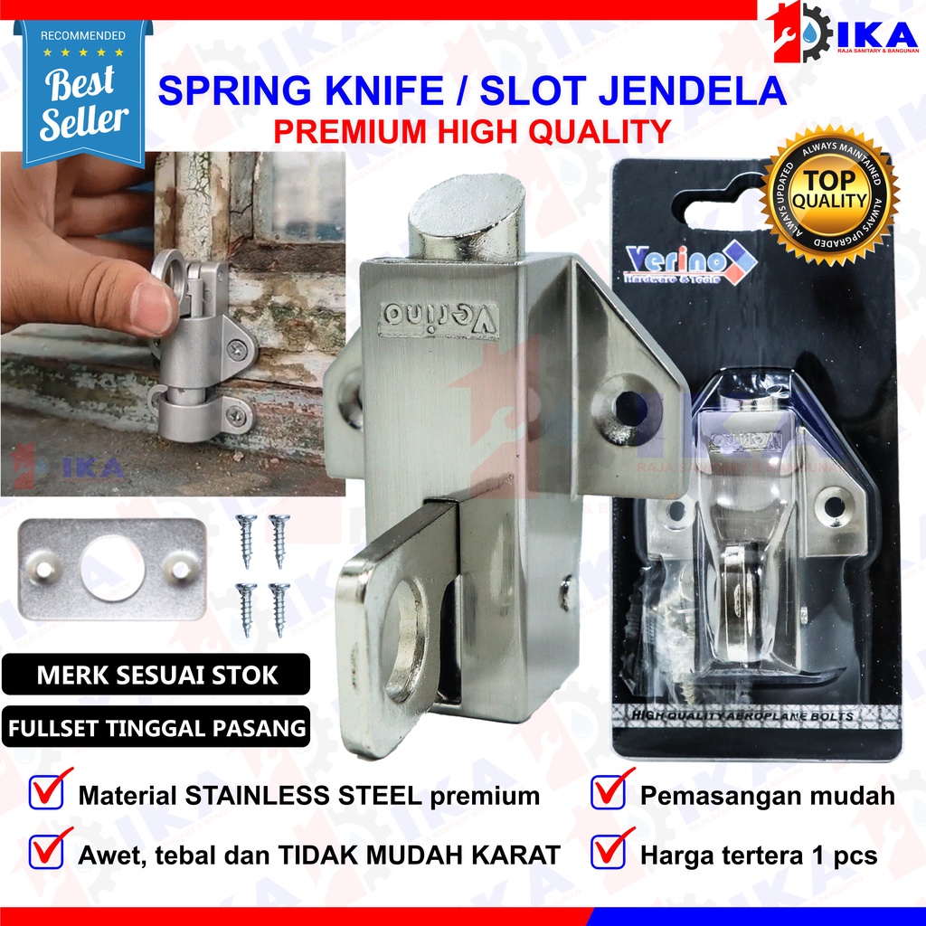 Spring Knip SN / Slot Jendela / Slot Kunci / Slot Kodok / Spring Knife SN / Grendel Kodok / Slot Jendela (H8115)