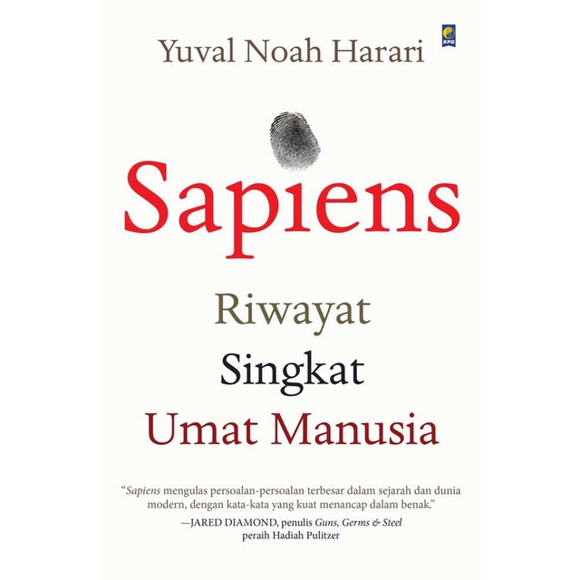 Sapiens by Yuval Noah Harari (soft Cover)