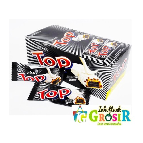 

Top Wafer Black In White 1 Box isi 24 pcs