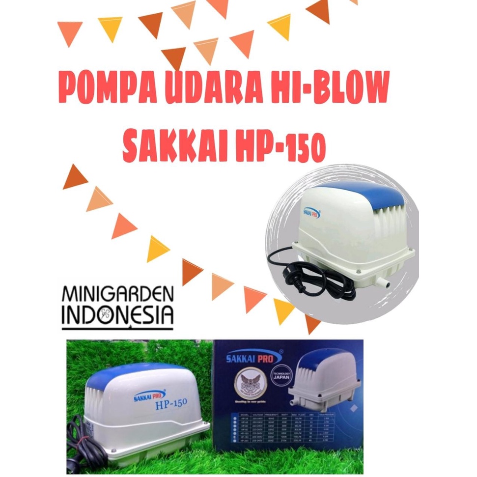 SAKKAI PRO HP-150 AIR PUMP HIBLOW AERATOR POMPA UDARA GELEMBUNG KOLAM