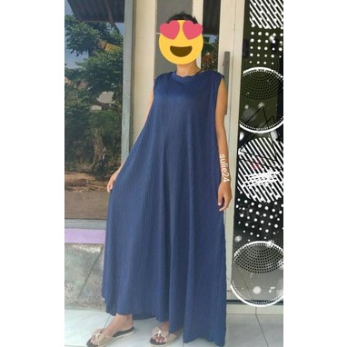CUCI GUDANG Overall plisket /long dress kutung plisket /yukensi plisket # 876