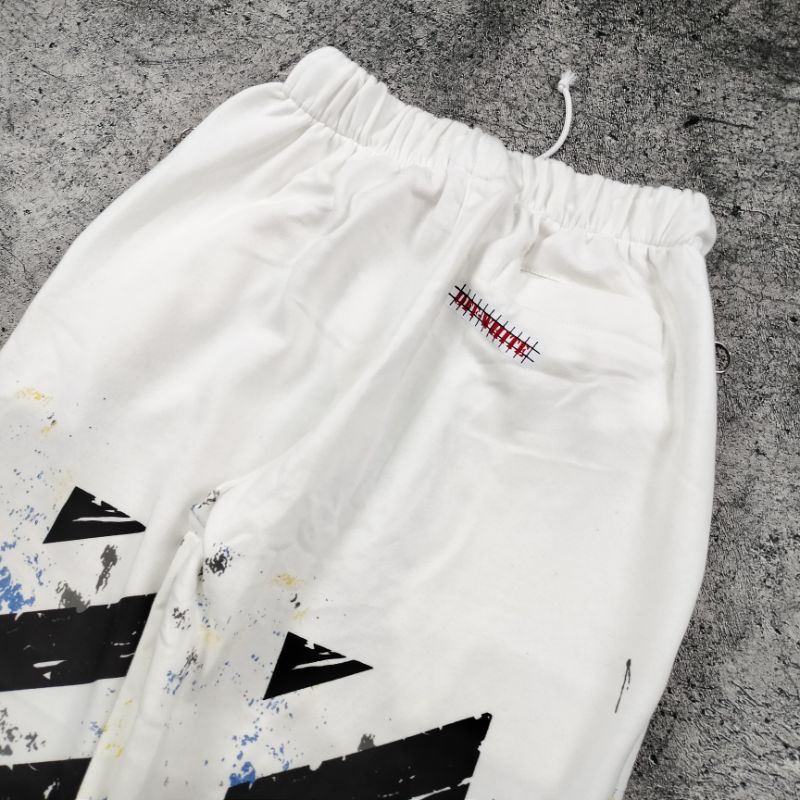 LONG PANTS OFF WHITE GALAXY / JOGER PANTS / CELANA PANJANG FULLTAG &amp; LEBEL