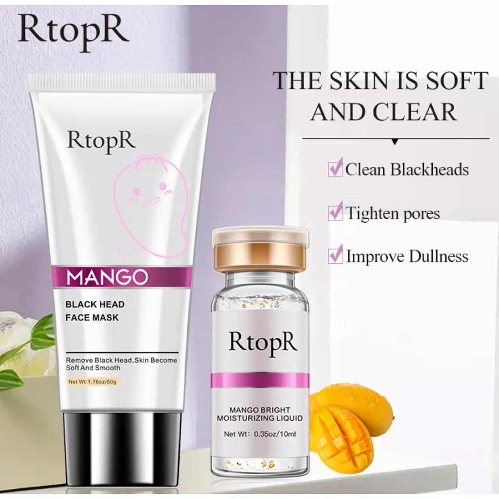 Rtopr 2-Pcs Skincare Set Clean Skin Firm And Moisturize