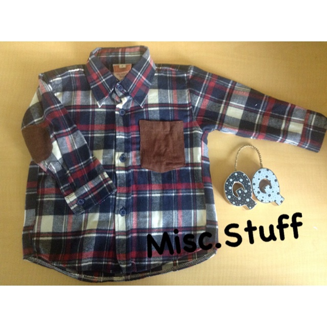 Kemeja Flanel Jump.Inc Navy