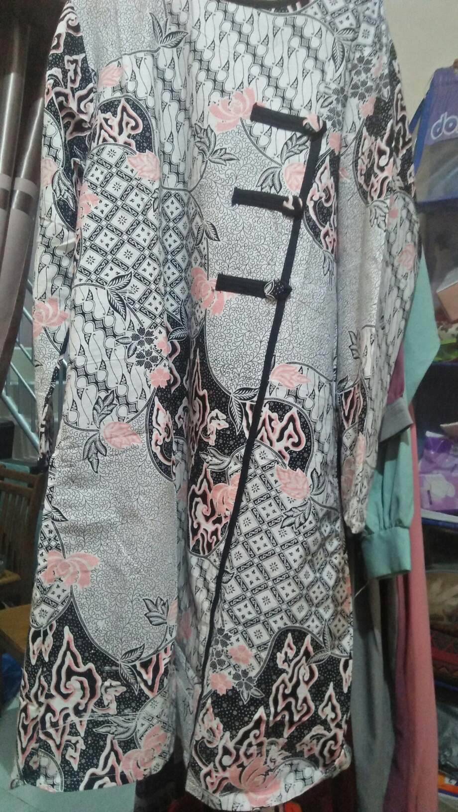 M-l-xl-xxl Batik Tunik Wanita Asj Sa Hrb026 Kenongo Pekalongan Sogan Tulis