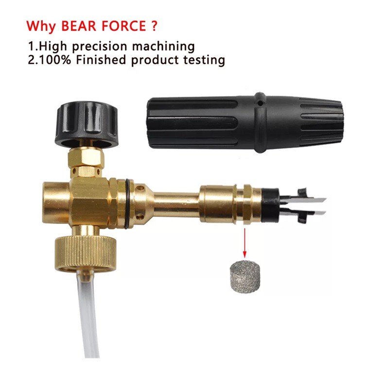 BearForce Nilfisk Foam Lance Cannon Pro for Jet Celaner High Pressure Washer Cleaner Foam Nozzle