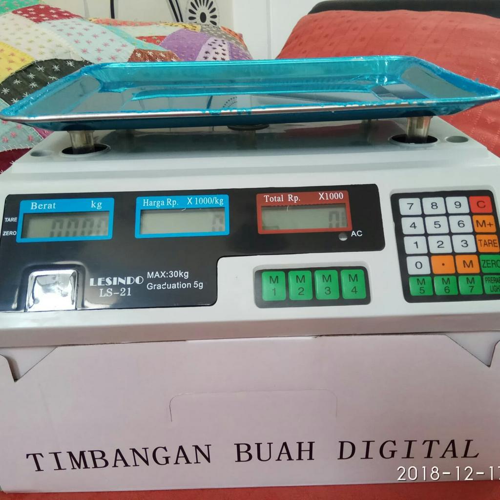 Timbangan Buah Digital Lesindo 30 kg