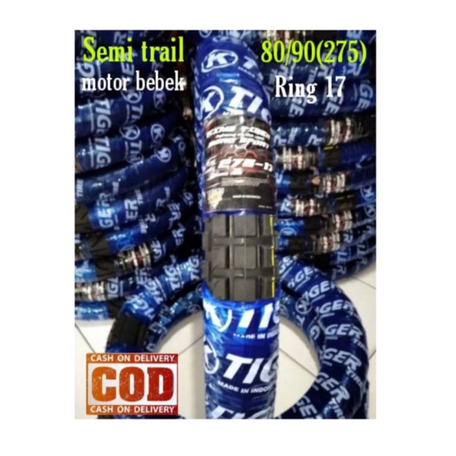 Ban semi trail/tahu size 80/90 (2.75) Ring 17 non tubless all motor bebek