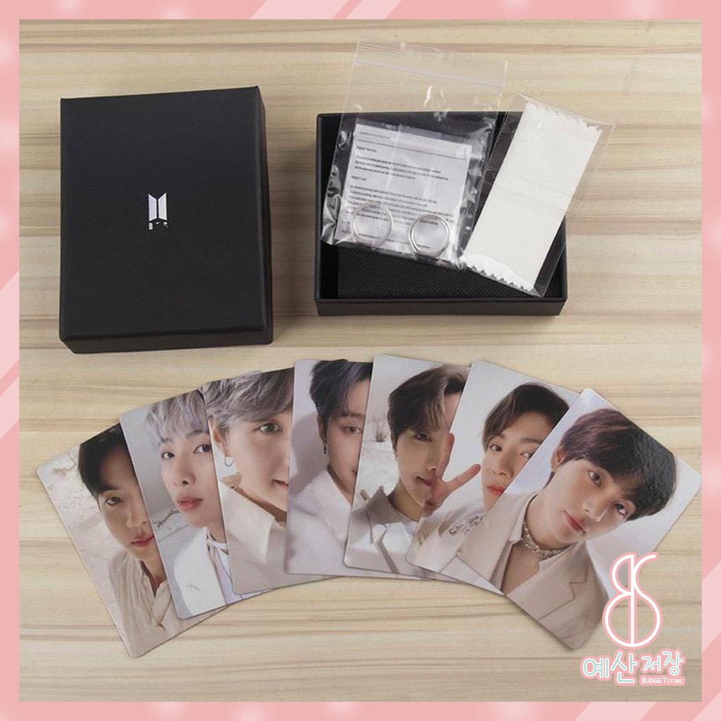 [BS] BISA COD  2Pcs Couple Ring Photo Card KPOP BTS SPEAK YOURSELF FINAL Cincin Seoul Tour Concert - KP352