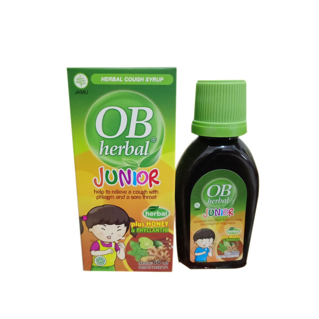 Ob Herbal Junior Obat Batuk Batuk Berdahak Batuk Sesak Anak Anak Shopee Indonesia