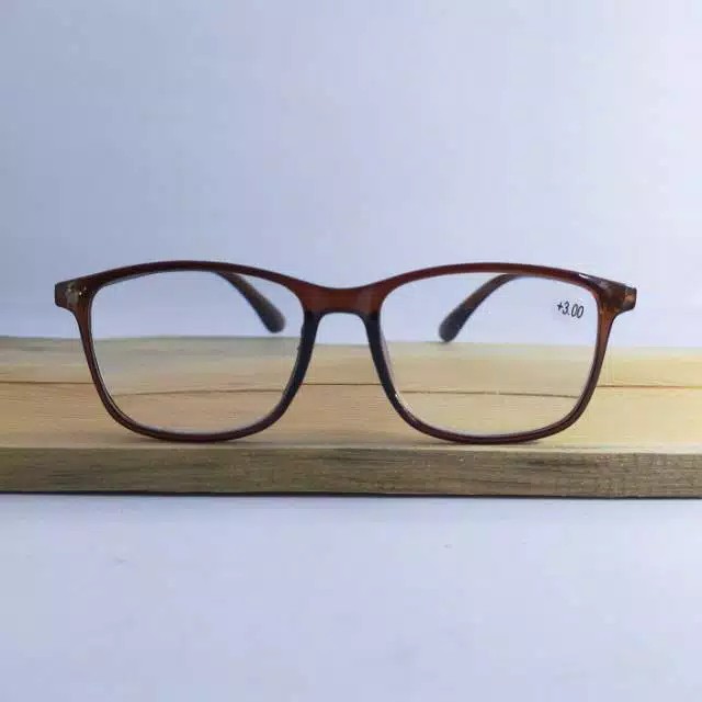 KACAMATA PLUS +2,50 COKLAT KOTAK