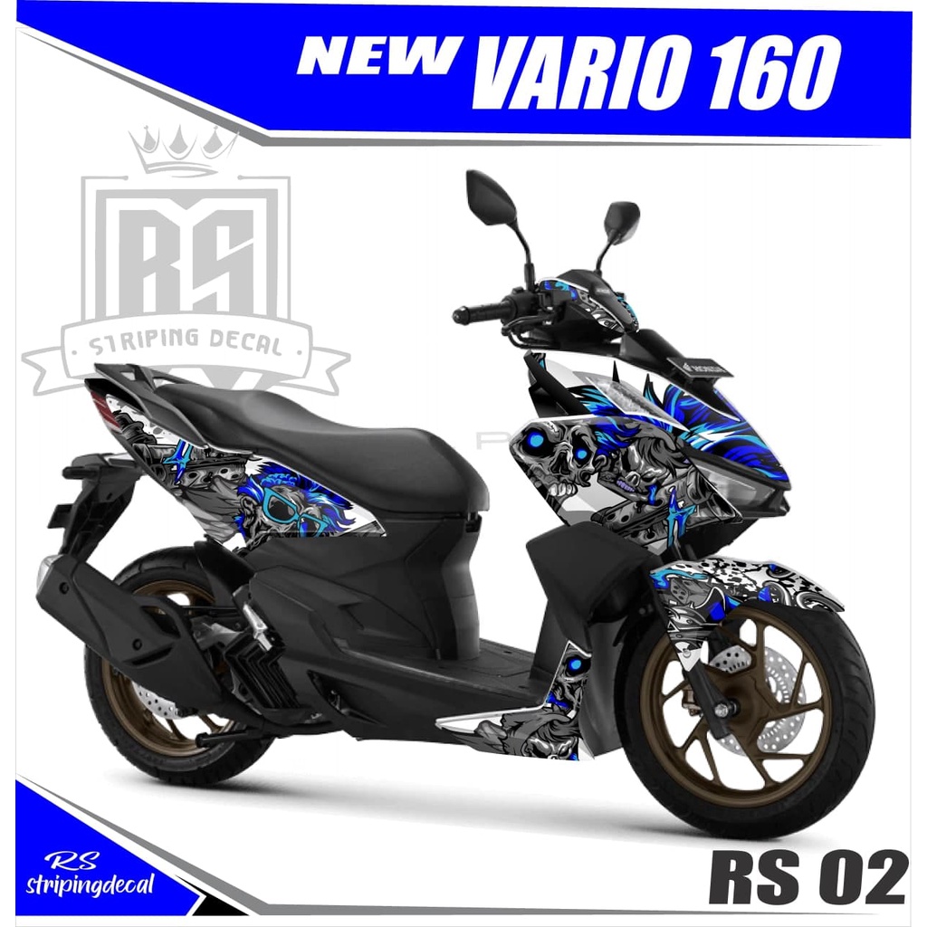 Decal VARIO NEW 160 Decal VARIO 160  full body Full Blok Decal VARIO NEW 2022 Dekal New VARIO 160 RS