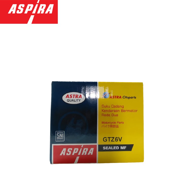 ASPIRA Aki Kering Motor Matic GTZ-6V