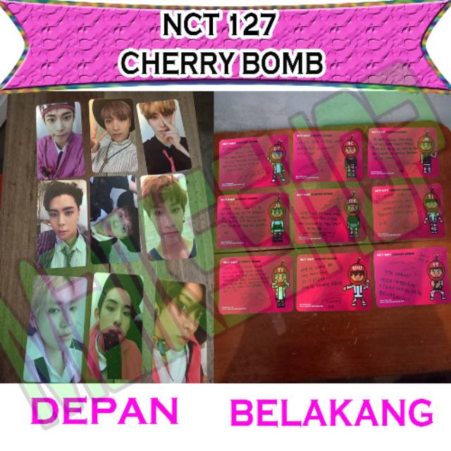 NCT 127 Cherry Bomb Photocard Kpop