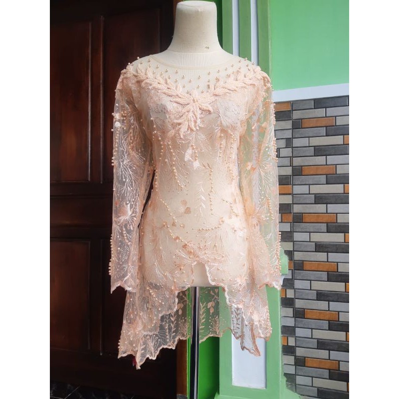 kebaya payet mutiara
