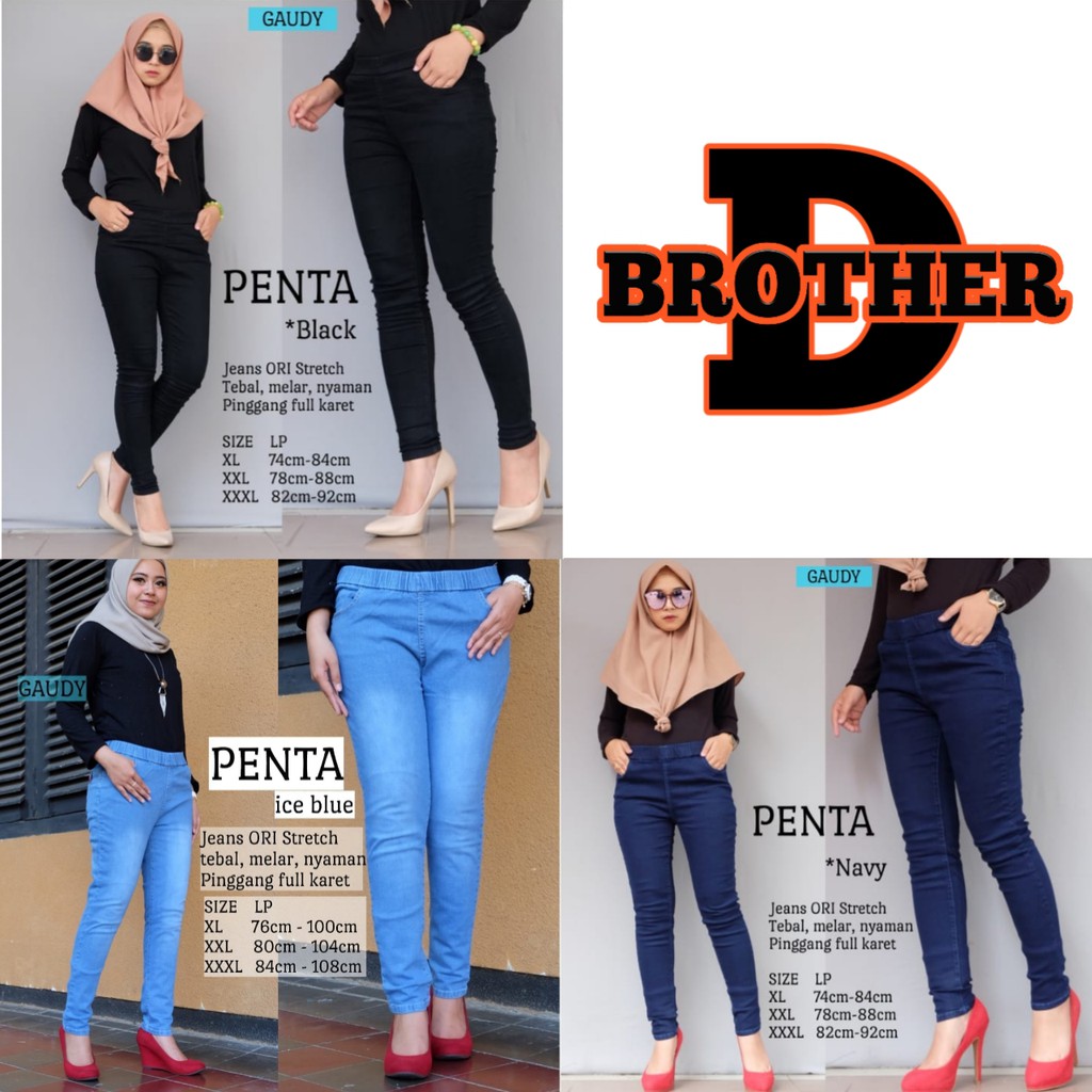 JEGGING LEGGING JEANS STRECT PINGGANG FULL KARET / LEGGING JEANS / JEGGING ORI STRECT