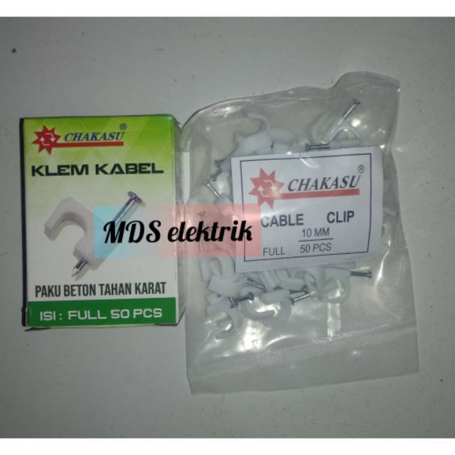 Klem kabel beton / cable clip no 12 chakasu