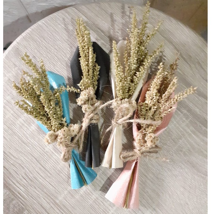 Buket Bunga Mini kertas / Mini Paper Flower Bouquet / Singel Bouquet / Wrapping Paper (BR32)