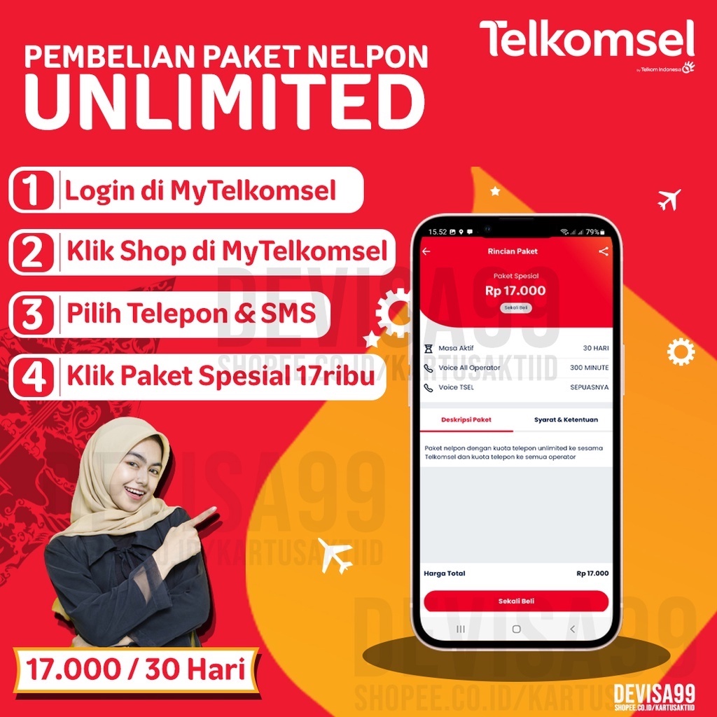 Kartu Perdana Sakti Telepon Unlimited Kartu Sakti Unlimited Nelpon Unlimited Telpon Sakti Unlimited 17k Sakti Nelpon As Loop simpati