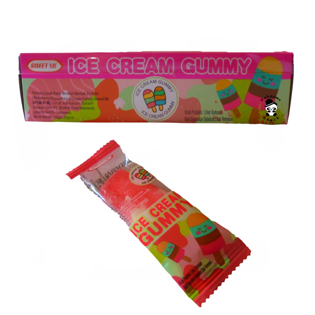 SWEET ME ICE CREAM GUMMY BOX ISI 30