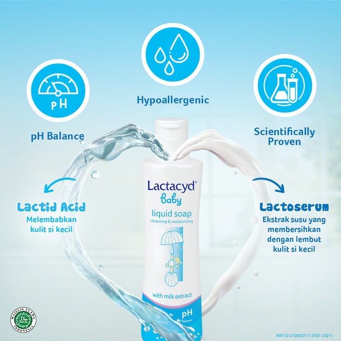 LACTACYD BABY BODY &amp; HAIR WASH GENTLE CARE