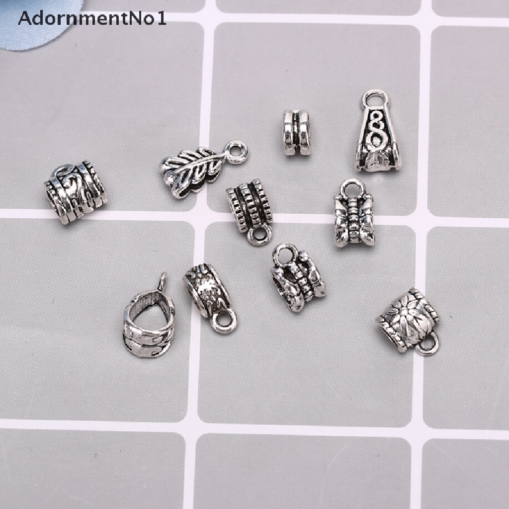 (AdornmentNo1) 120pcs / Set Konektor Manik-Manik Bahan Metal Untuk Membuat Perhiasan DIY Charms