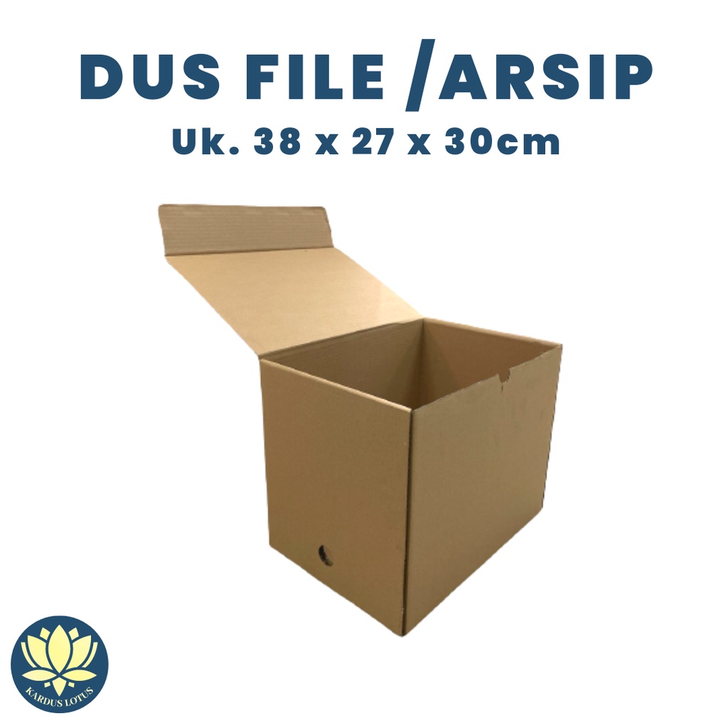 

Dus Arsip / Box File / Karton Arsip (Ukuran 38x27x30 cm)