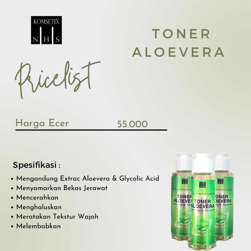 TONER ALOEVERA BY KOSMETIX NHS