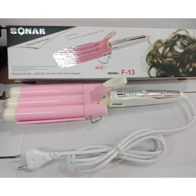 Catok SONAR Curly 3 Gelombang F-13 Murah/ Catokan Sonar