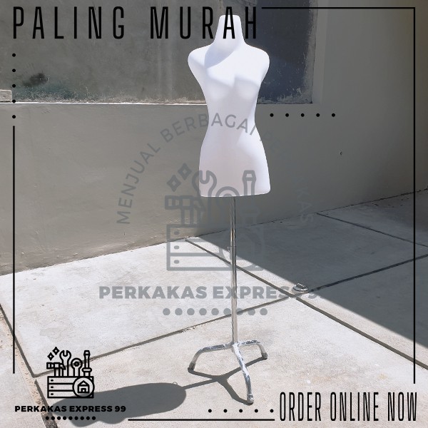 Manekin / Patung Dress Maker TANPA BUSA Berbahan TEBAL Anti Peyot BENING TERMURAH SE - INDONESIA