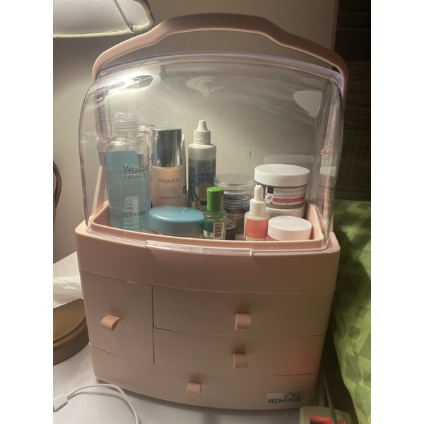 Rak kosmetik & Tisu 4 Susun Besar Kios Lina- Box Storage Makeup Cosmetic