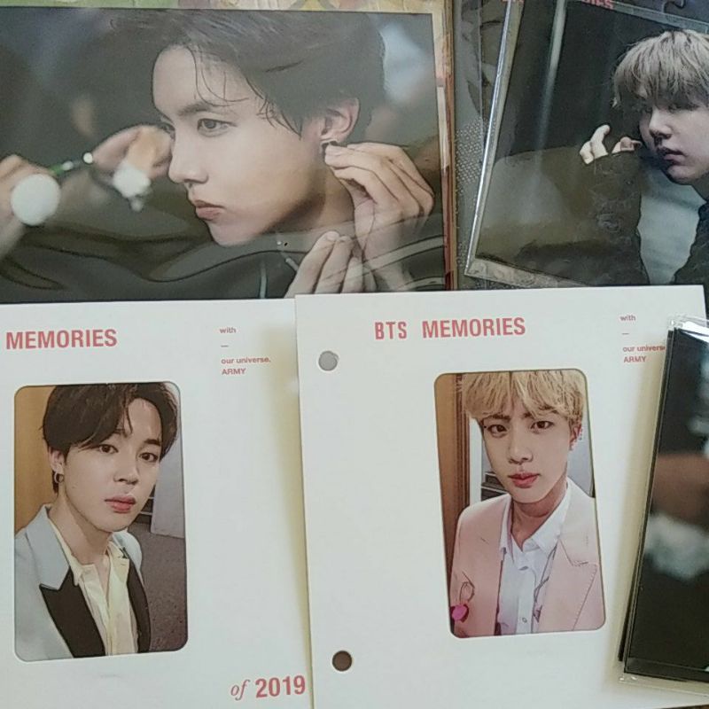 BTS MEMORIES BLURAY 2019 JIN JIMIN [BACA DESK]