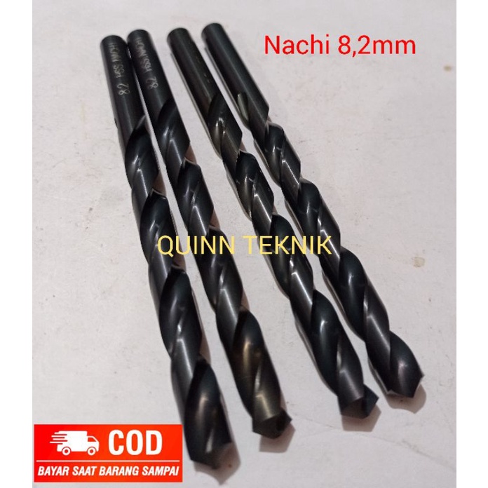 mata bor besi mata bor baja ringan nachi 8,2mm