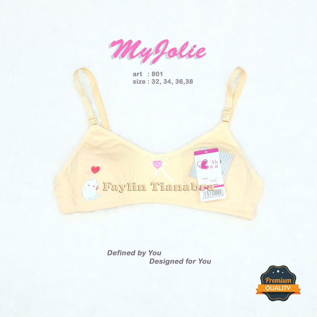 MyJolie | BRA Pelajar Tahap 1 TANPA BUSA / BH Pelajar Tahap 1 NON BUSA / art Jo 801P