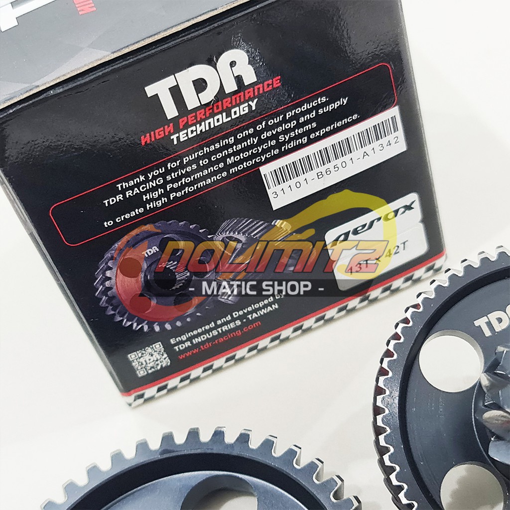 Gear Ratio TDR Racing 13T x 42T Set Yamaha Aerox 155 Lexi