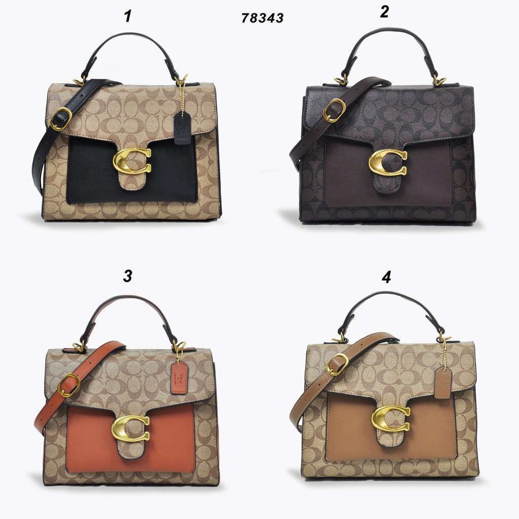 TAS COACH TABBY TOP HANDLE 78343 TAS FASHION WANITA TAS CANTIK TAS SELEMPANG TAS SANDANG TAS FASHION