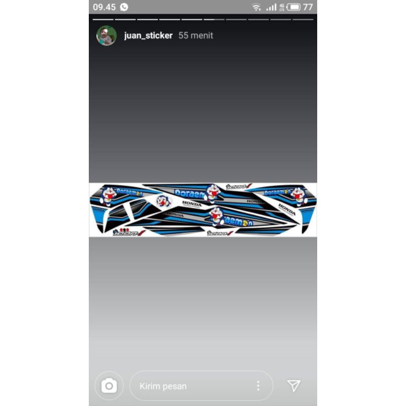 Striping Variasi Beat 2017