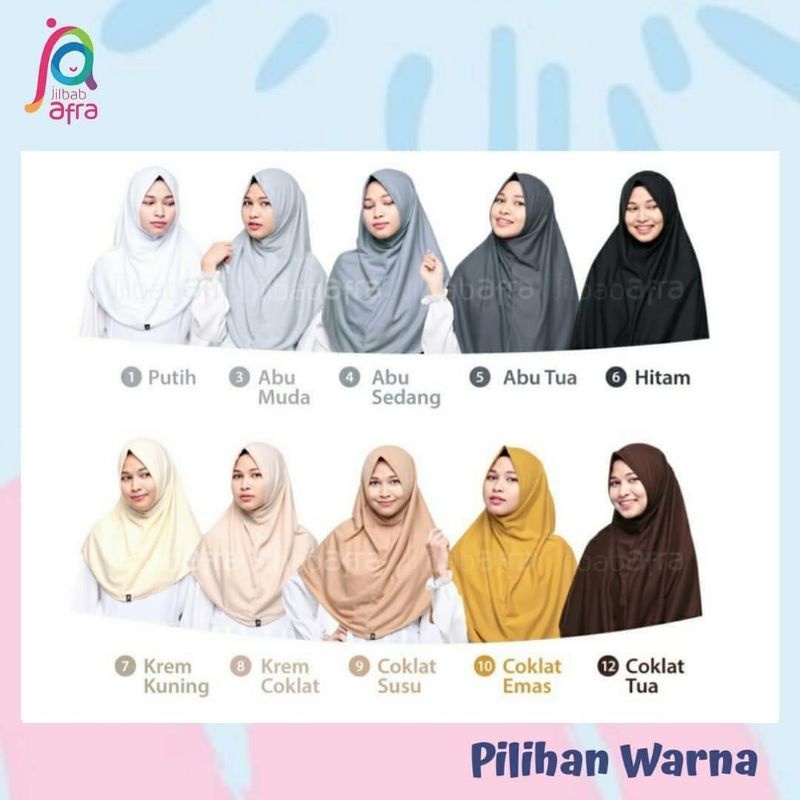 CUCI GUDANG JILBAB AFRA TANPA PET | BERGO TANPA PET | HIJAB | JILBAB | BERGO | BERGO KAOS | JILBAB I