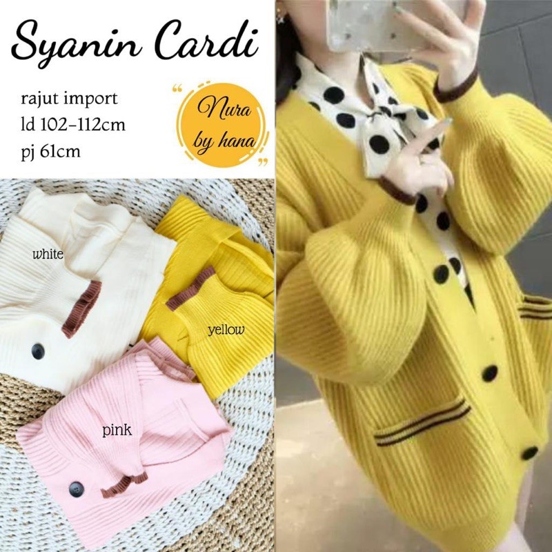 SYANIN CARDI/ IMPORT CARDI/ RAJUT CARDI/ OUTER RAJUT/ RAJUT IMPORT/ DAILY OUTER